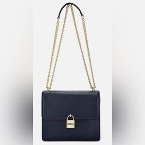 Black leather Michael Kors crossbody bag